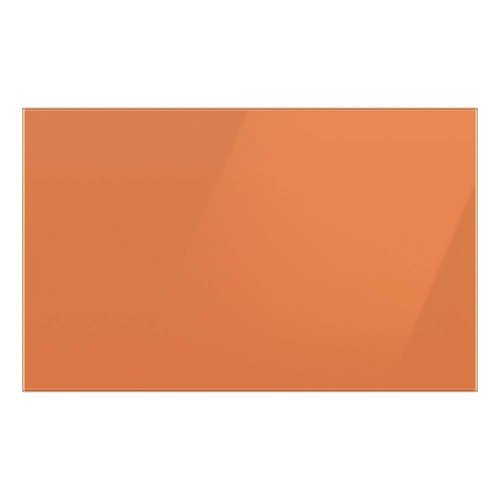 Samsung - Bespoke 4-Door French Door Refrigerator panel - Bottom Panel - Clementine Glass