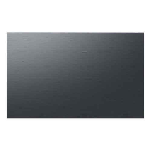 Samsung - Bespoke 4-Door French Door Refrigerator panel - Bottom Panel - Matte Black