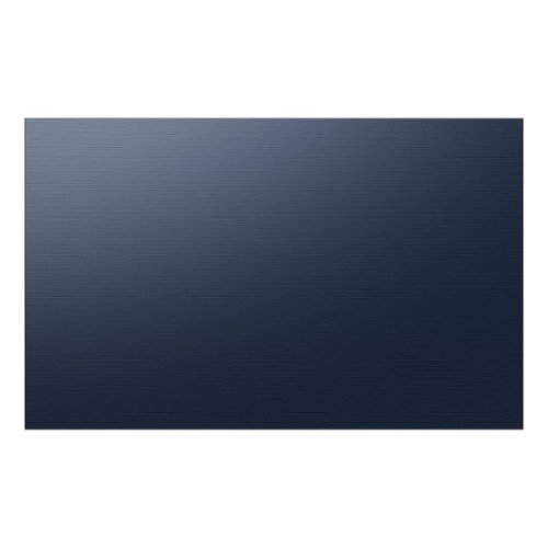 Samsung - Bespoke 4-Door French Door Refrigerator panel - Bottom Panel - Navy Steel