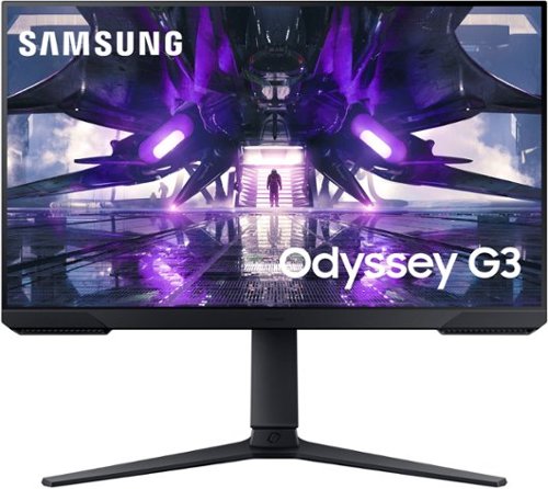 Samsung - Odyssey G3 24" LED FreeSync Premium 165Hz 1ms Gaming Monitor (DisplayPort, HDMI) - Black