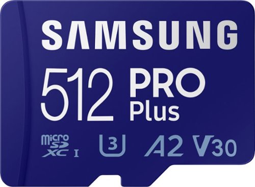 Samsung - PRO Plus 512GB microSDXC UHS-I Memory Card with Adapter