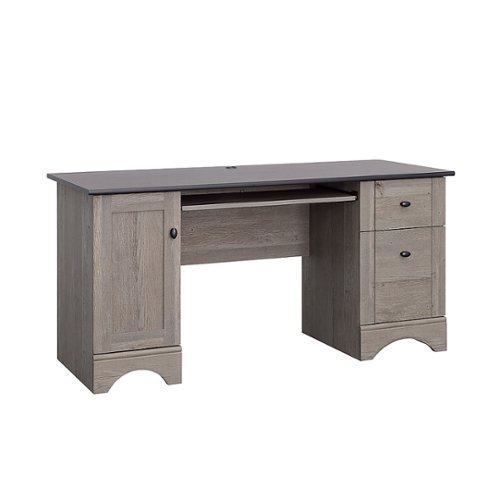 Sauder - Computer Desk Mo W/ Ro - Mystic Oak