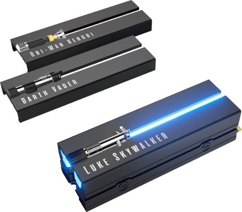 Seagate - Lightsaber FireCuda 2TB Internal SSD PCIe Gen 4 x4 NVMe with RGB LED Lightsabers