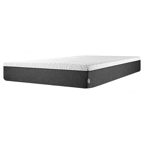 Sealy - Essentials 12 Inch Memory Foam Mattress in a Box, Soft, Queen - White