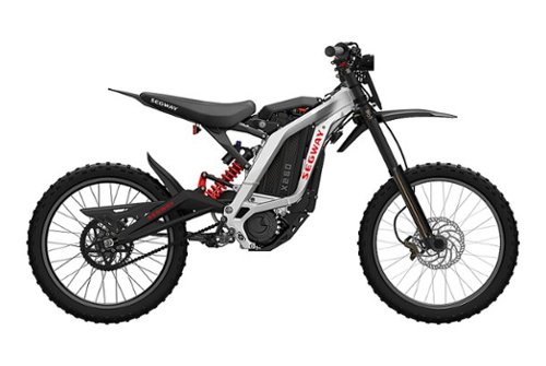 Segway - Dirt eBike x260 w/74.6 mi Max Operating Range & 46.6 mph Max Speed - Silver