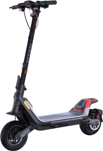 Segway - P100s Electric Kick Scooter w/62 Max Operating Range & 30 mph Max Speed - Black