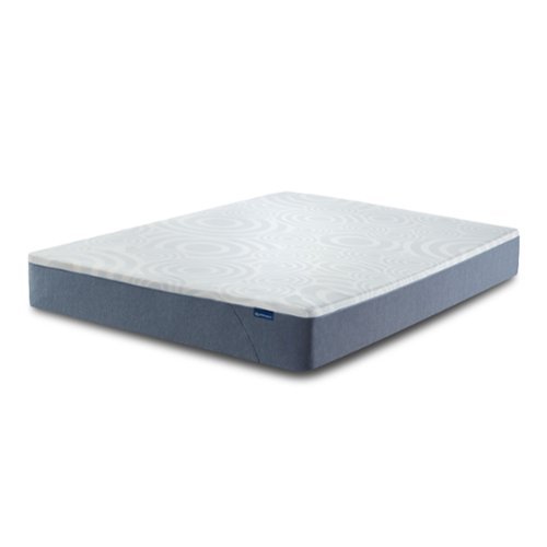 Serta - Perfect Sleeper Nestled Night 10" Medium Firm Gel Memory Foam Mattress-in-a-box - Grey
