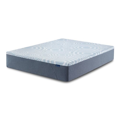 Serta - Perfect Sleeper Splendid Slumber 12-Inch Medium Memory Foam Mattress-King - Dark Blue