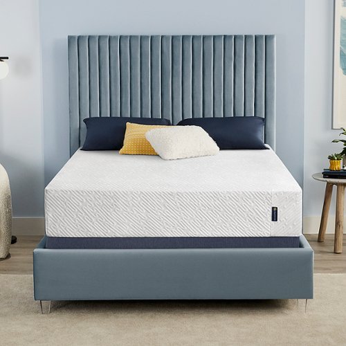 Serta - Sheep Dreams 12" Medium Memory Foam Mattress -Full - White