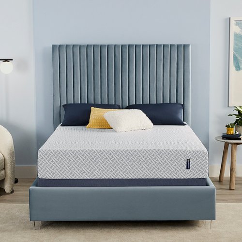 Serta - Sheep Retreat Medium 10" Gel Memory Foam Mattress-in-a-box - Multi