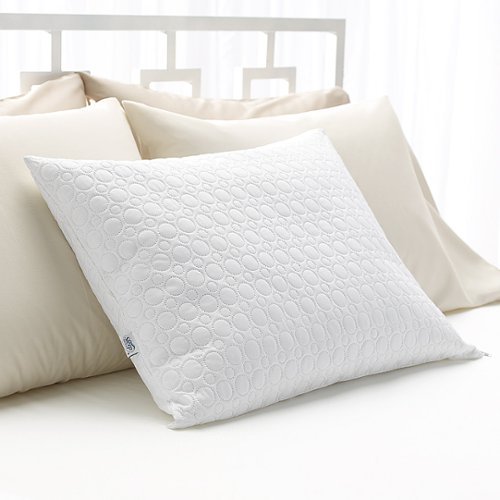 Sleep Innovations - Quilted Memory Foam Micro Cushion Standard Pillow - White