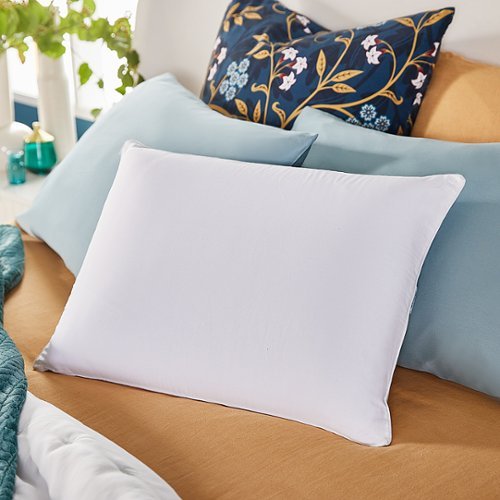 Sleep Innovations - Reversible Cooling Gel Memory Foam & Memory Foam Queen Pillow - White