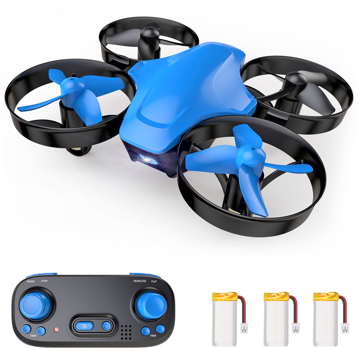 Snaptain - SP350 Mini Drone for kids and Beginners with Remote Controller - Blue