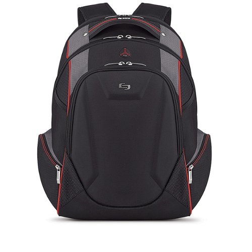Solo New York - Active Laptop Backpack for 17.3" Laptop - Black/Red