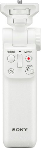 Sony - GPVPT2BT/W Wireless Bluetooth Shooting Grip and Tripod - White