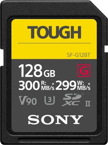 Sony - SFG128T/T1 128GB SDXC UHS-II TOUGH G Series Memory Card