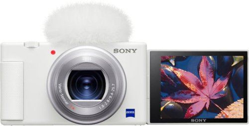 Sony - ZV-1 20.1-Megapixel Digital Camera for Content Creators and Vloggers - White