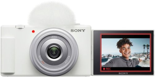 Sony - ZV-1F Vlog Camera for Content Creators and Vloggers - White