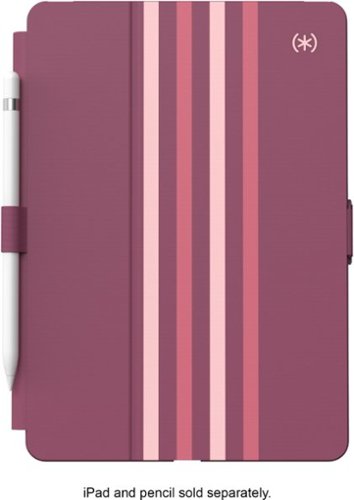 Speck - Balance Folio Case for Apple iPad 10.2" (7th, 8th, & 9th Gen 2021) - Crimson Forest/Lush Burgundy