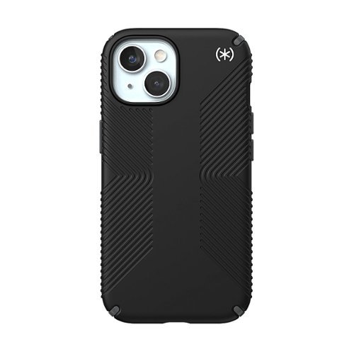 Speck - Presidio2 Grip Case for Apple iPhone 15/14/13 - Black