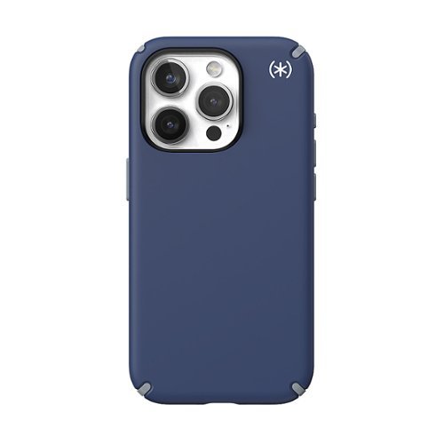 Speck - Presidio2 Pro Case with MagSafe for Apple iPhone 15 Pro - Coastal Blue