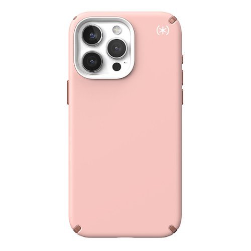 Speck - Presidio2 Pro Case with MagSafe for Apple iPhone 15 Pro Max - Dahlia Pink