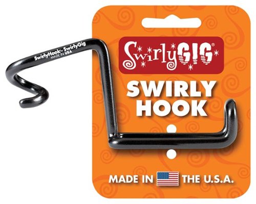 SwirlyGig - SwirlyHook Accessory Holder - Black