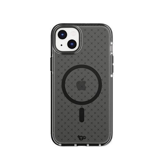 Tech21 - EvoCheck Case with MagSafe for Apple iPhone 15 Plus - Smokey/Black