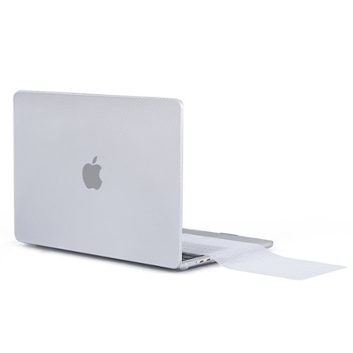 Techprotectus - Anti-fingerprint Hardshell Case that fits the MacBook Air 13.6" M2/M3 2022-2024. - Clear