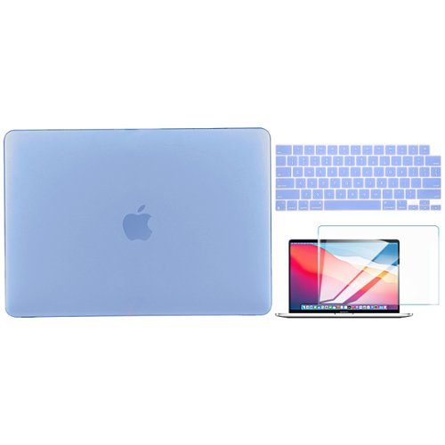 Techprotectus - Compatible with MacBook Pro 14 with M3/M2/M1 Pro/MAX case 21-2023 with Touch ID (Model: A2918 A2992 A2779 A2442) - Blue