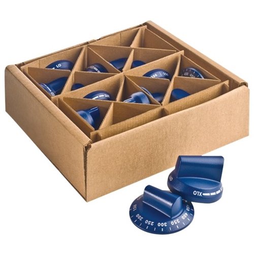 Thermador - Control Knob Set for Ranges - Metallic Blue