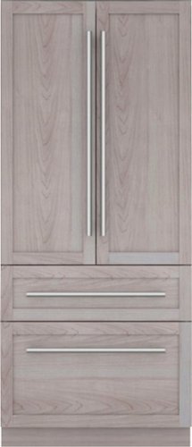 Thermador - Freedom Collection 20.1 Cu. Ft. French Door Built-in Smart Refrigerator with Internal Water Dispenser - Custom Panel Ready