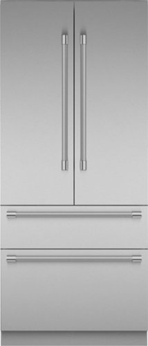 Thermador - Freedom Collection 20.1 Cu. Ft. French Door Built-in Smart Refrigerator with Professional Series Handles - Stainless Steel