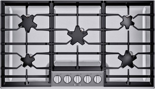 Thermador - Masterpiece 36" Built-In Gas Cooktop with 5 Pedestal Star Burners - Stainless Steel