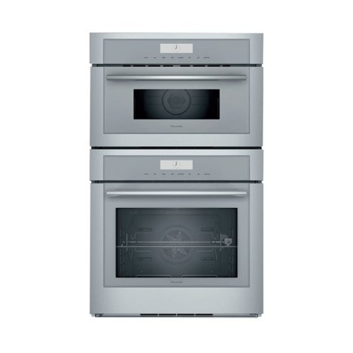 Thermador - Masterpiece Series 30" Built-In Electric Convection Wall Oven with Built-In Speed Microwave and Wifi - Stainless Steel