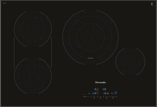 Thermador - Masterpiece Series 30" Built-In Electric Cooktop with 4 elements - Black