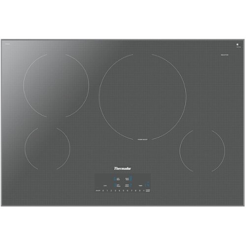 Thermador - Masterpiece Series 30" Built-In Electric Induction Cooktop with 4 elements, Frameless - Slate Gray