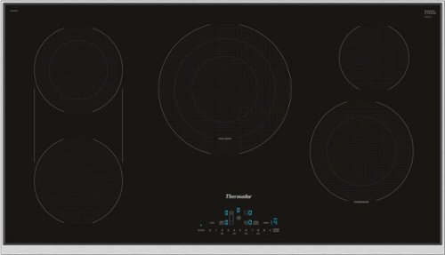 Thermador - Masterpiece Series 36" Built-In Electric Cooktop with 5 elements - Black