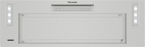 Thermador - Masterpiece Series 36" Convertible Custom Insert Range Hood, 600 CFM, Home Connect - Stainless Steel