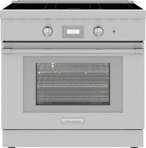 Thermador - Pro Harmony Liberty 36" Freestanding Electric Induction True Convection Range with WiFi - Stainless Steel