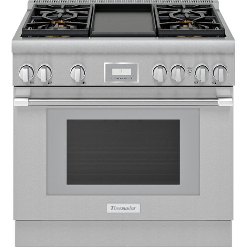 Thermador - ProHarmony 5.0 Cu. Ft. Freestanding Gas Convection Range with ExtraLow Select Burners - Stainless Steel