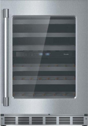 Thermador - Professional Series 41-Bottle Built-In Wine Refrigerator - Stainless Steel