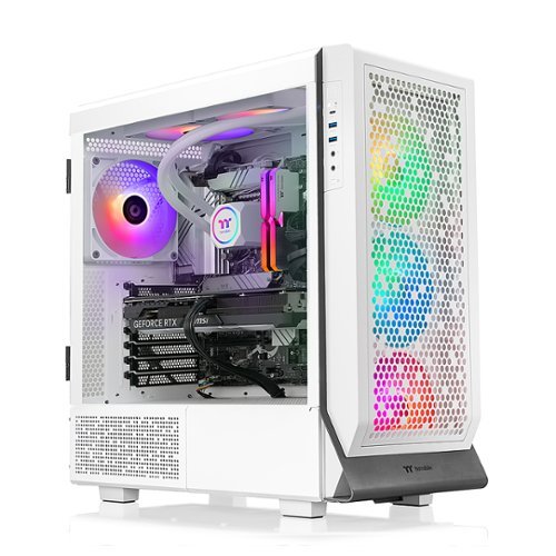 Thermaltake - Apollo i477T Gaming Desktop-14th Gen Intel Core-i9-14900KF-32GB Memory-NVIDIA GeForce RTX 4070 Ti Super 2TB M.2 NVMe M.2 - White