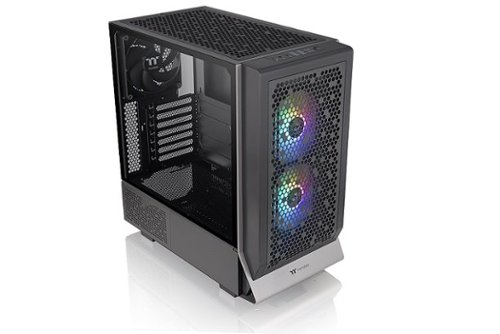 Thermaltake - Ceres 300 TG ARGB Mid Tower Case - Black