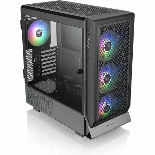 Thermaltake - Ceres 500 TG ARGB Mid Tower Case - Black