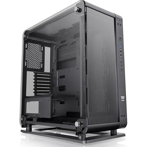 Thermaltake - Core P6 Tempered Glass Mid Tower Case - Black