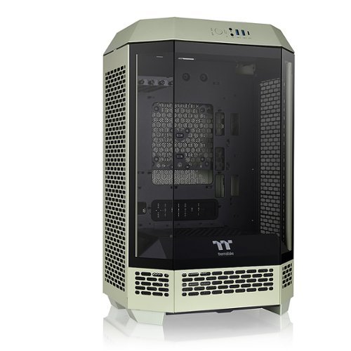 Thermaltake - The Tower 300 Micro ATX Case - Matcha Green