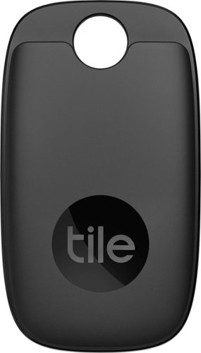 Tile by Life360 - Pro (2022) - 1 pack Powerful Bluetooth Tracker, Key Finder and Item Locator for Keys, Bags, and More; Up to 400 ft Range - Black