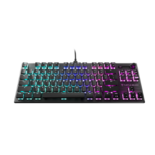 Turtle Beach - Vulcan TKL Wired Mechanical TITAN Linear Switch Gaming Keyboard with Per-key AIMO RGB Lighting - Black