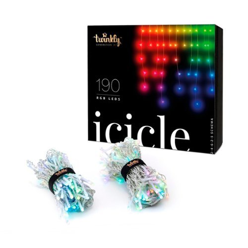 Twinkly - Smart Icicle Lights LED 190 RGB Generation II - Multi